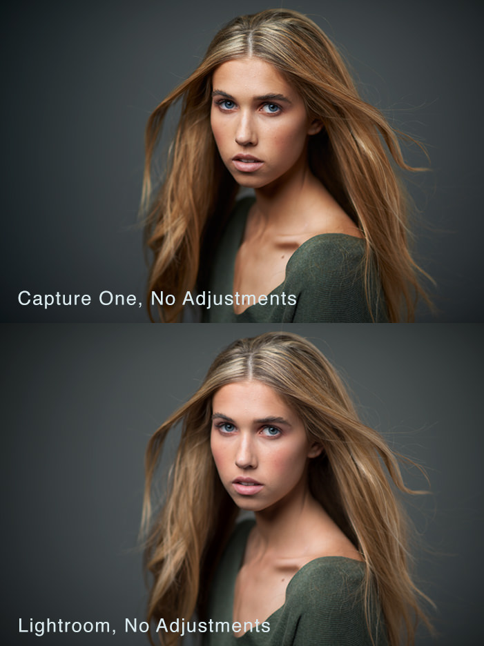 Comparison of image quality between Capture One and Lightroom