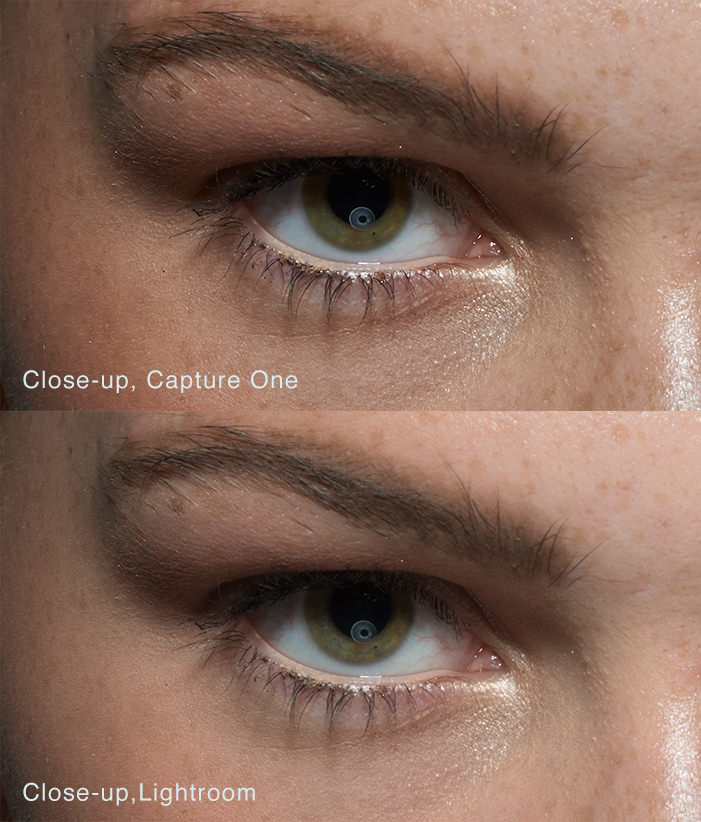 Comparison of image quality between Capture One and Lightroom