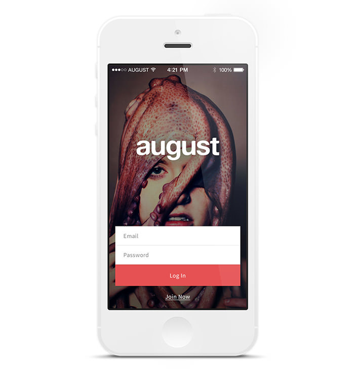 August Corporation Login Page