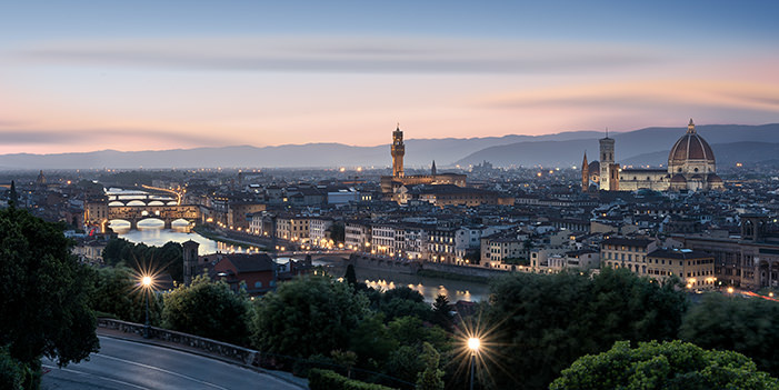 Blue Hour in Florence by Michael Woloszynowicz Blue Hour in Florence by Michael Woloszynowicz