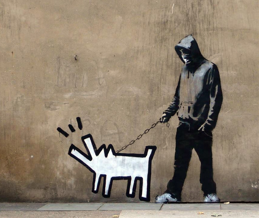 Banksy's Work As Animated GIFs