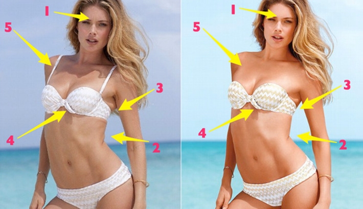 Victoria's Secret Revealed - Unretouched vs. Retouched Photos