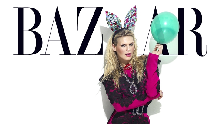 Model and DJ Alexandra Richards, Daughter of Rolling Stones Keith Richards photographed by Benjamin Kanarek for Harper’s BAZAAR