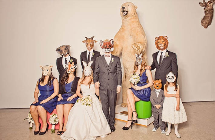 Animal Masquerade for Weddings and Engagements