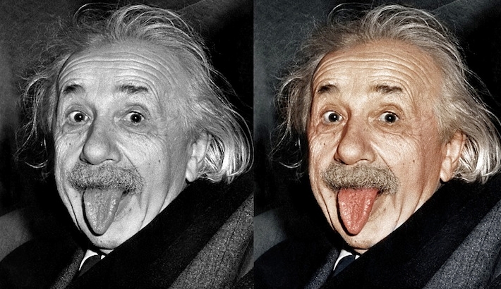 Colorization Of Black And White Photos Of Historical Icons