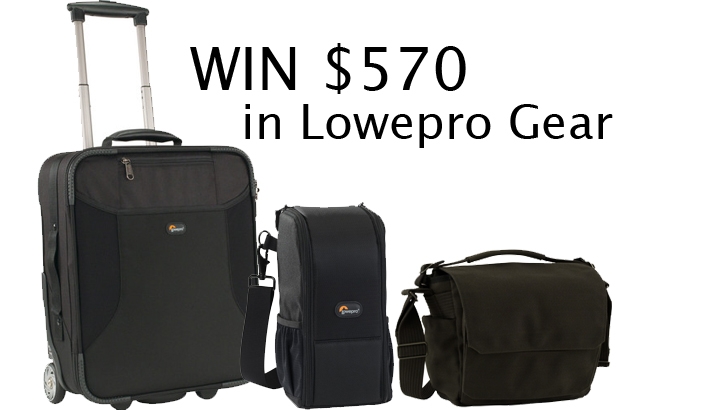 We're Giving One Winner $570 In Lowepro Bags