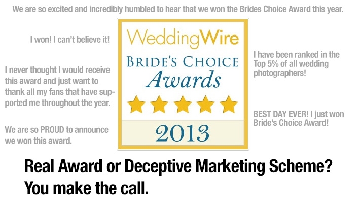 What is Really Behind WeddingWire's Bride's Choice Award?