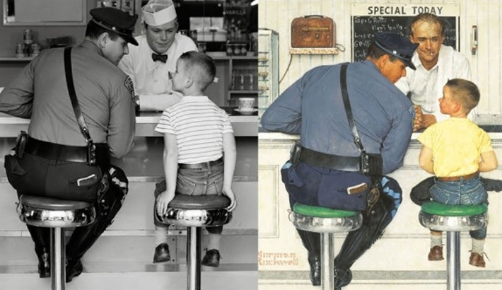 The Photographs That Inspired Norman Rockwell’s Paintings