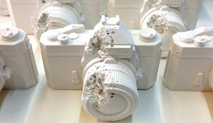 Daniel Arsham's Plaster, Glass, Stone & Sand Cameras