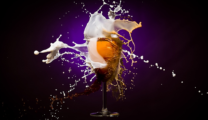 Creating an Exploding Coffee and Milk Photograph