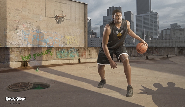 The Story Behind the Mashup Photo of Pro Athletes and Angry Birds