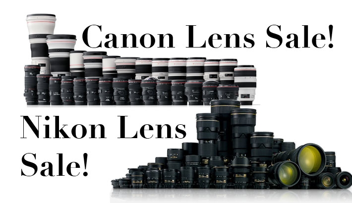Huge Savings on Canon and Nikon Lenses!