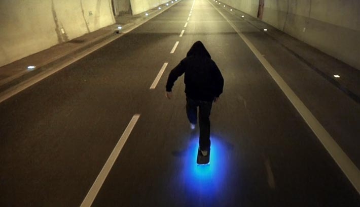Drone Camera Shoots Super Slick Skater Video "Firefly"
