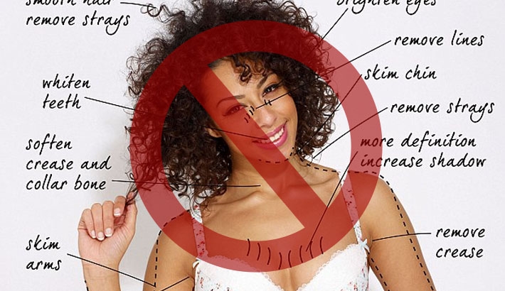 Large Retail Store Bans Airbrushed Images