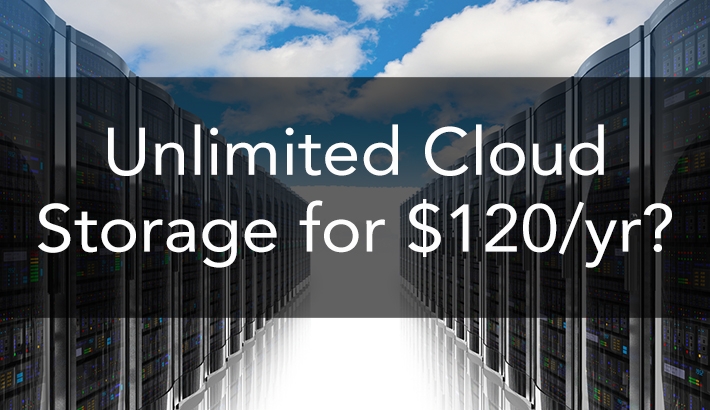 Unlimited Online Backup For $120 Per Year