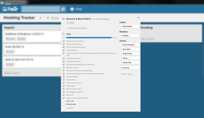 Using Trello to Manage My Photography Workflow