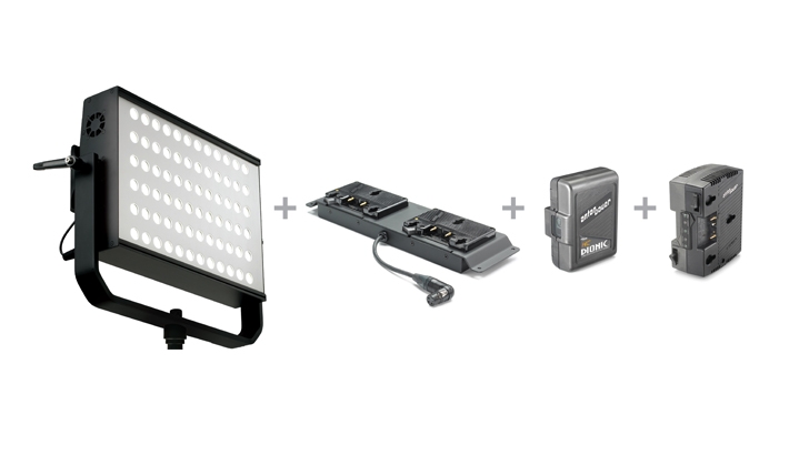 LitePanels Announces an On-Location Battery Solution for its Hilio Fixture