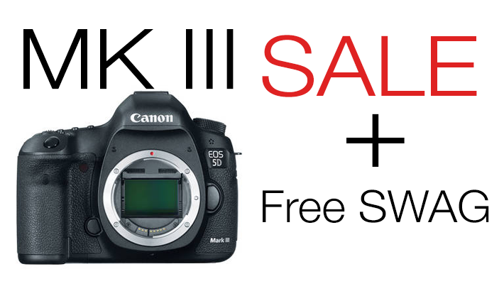 $300 Off Canon 5D MK III with $175 worth of Free Accessories