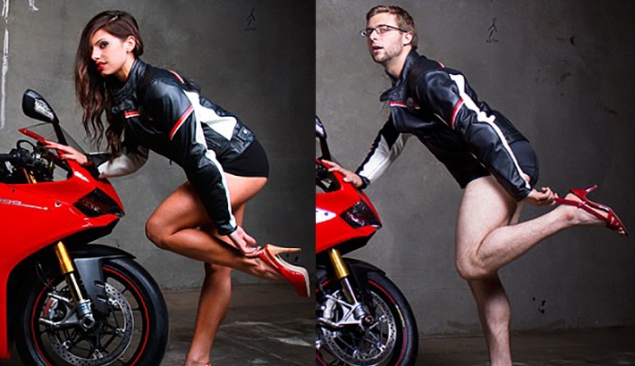 All Male Motorcycle Dealership Mocks Adverts With Their Own Sexy Photoshoot