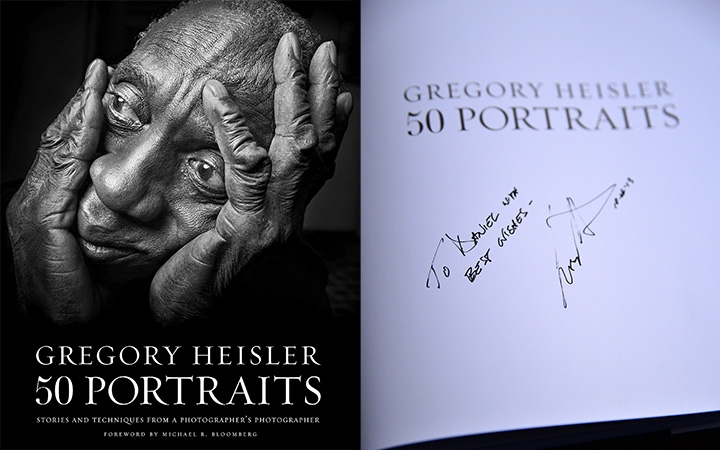 Lost Signed Copy of Gregory Heisler's 50 Portraits
