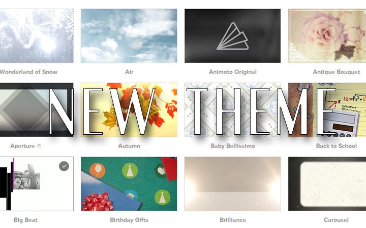 Do You Use Animoto? Check Out This New Simple Theme