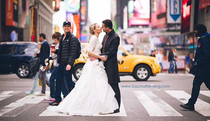 Wedding Photographer Gets Photobombed by Celebrity in NY
