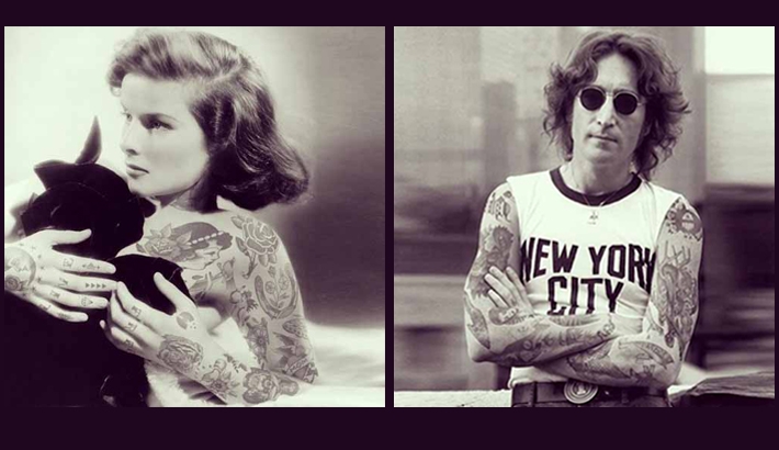 Artist Creates Heavily-Tattooed Representations of Iconic Personalities