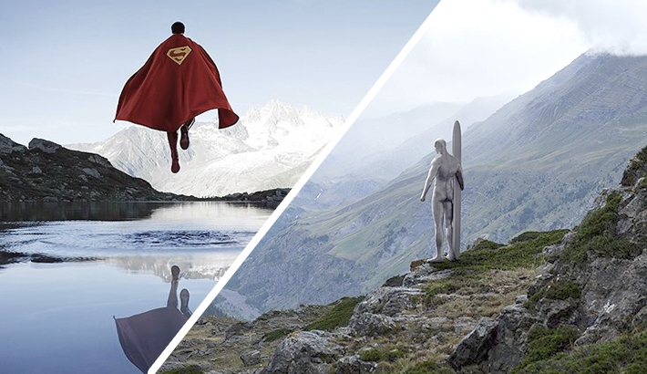 Superheroes Beautifully Photographed Far Away From Any Action