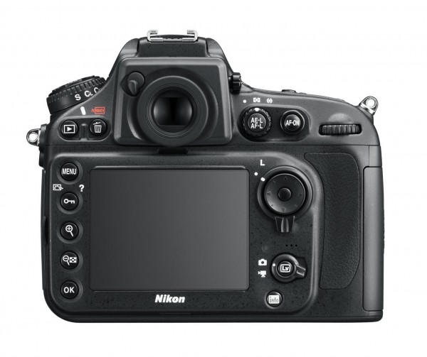 nikon d800 back