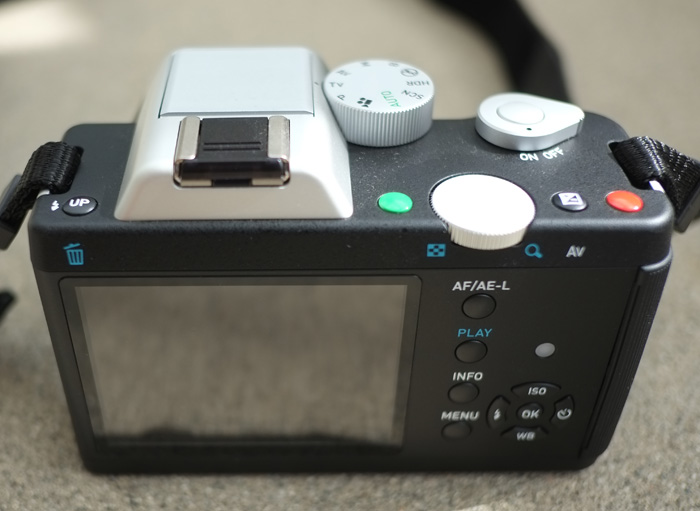 Pentax K-01 rear