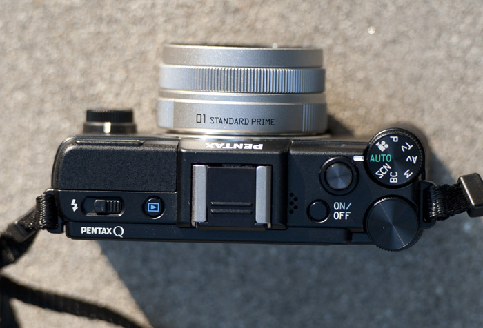 Pentax Q top