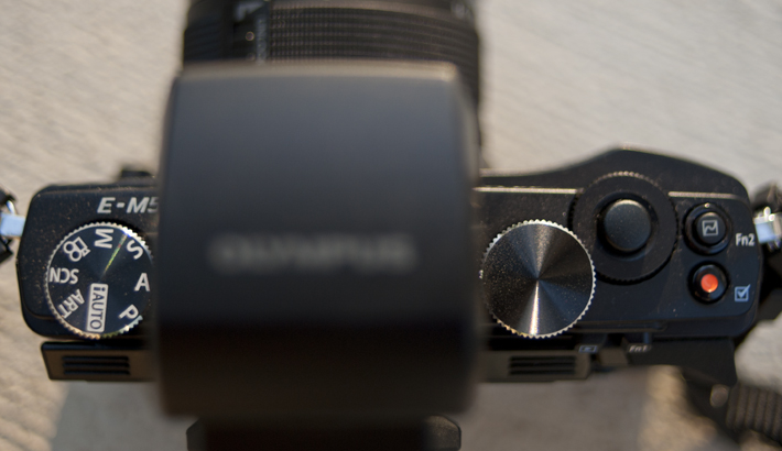 olympus om-d e-m5 top