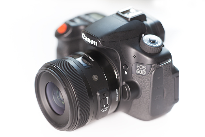 example of size 30mm f1.4 sigma