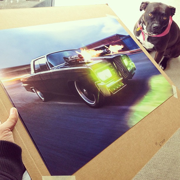 Looks awesome as a poster print! Been sending some to my favorite clients