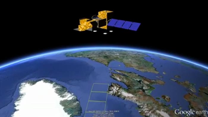 Satellites scan the Earth timelapse2