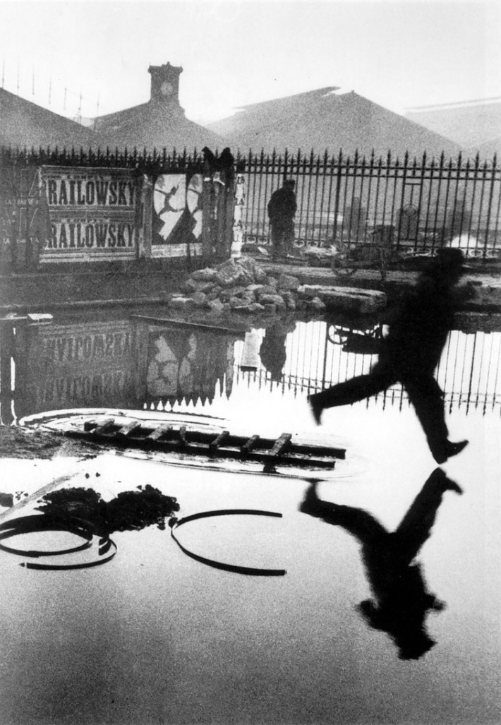 "Behind Gare Saint Lazare" - Credit Henri Cartier-Bresson
