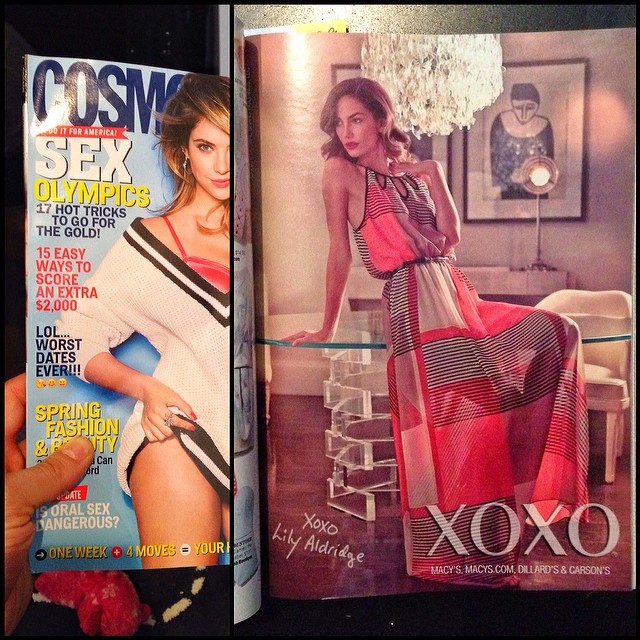 In Cosmopolitan Magazine