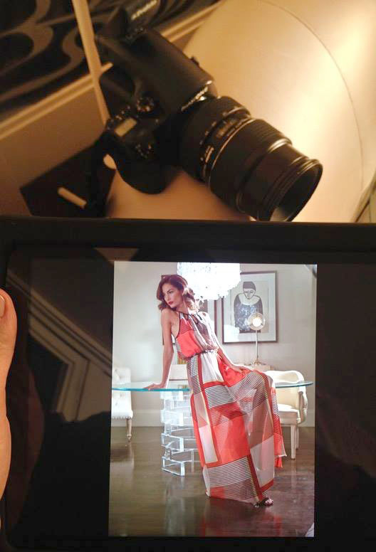 Image the Phase One IQ260 transmitted to our iPad using the Capture Pilot app
